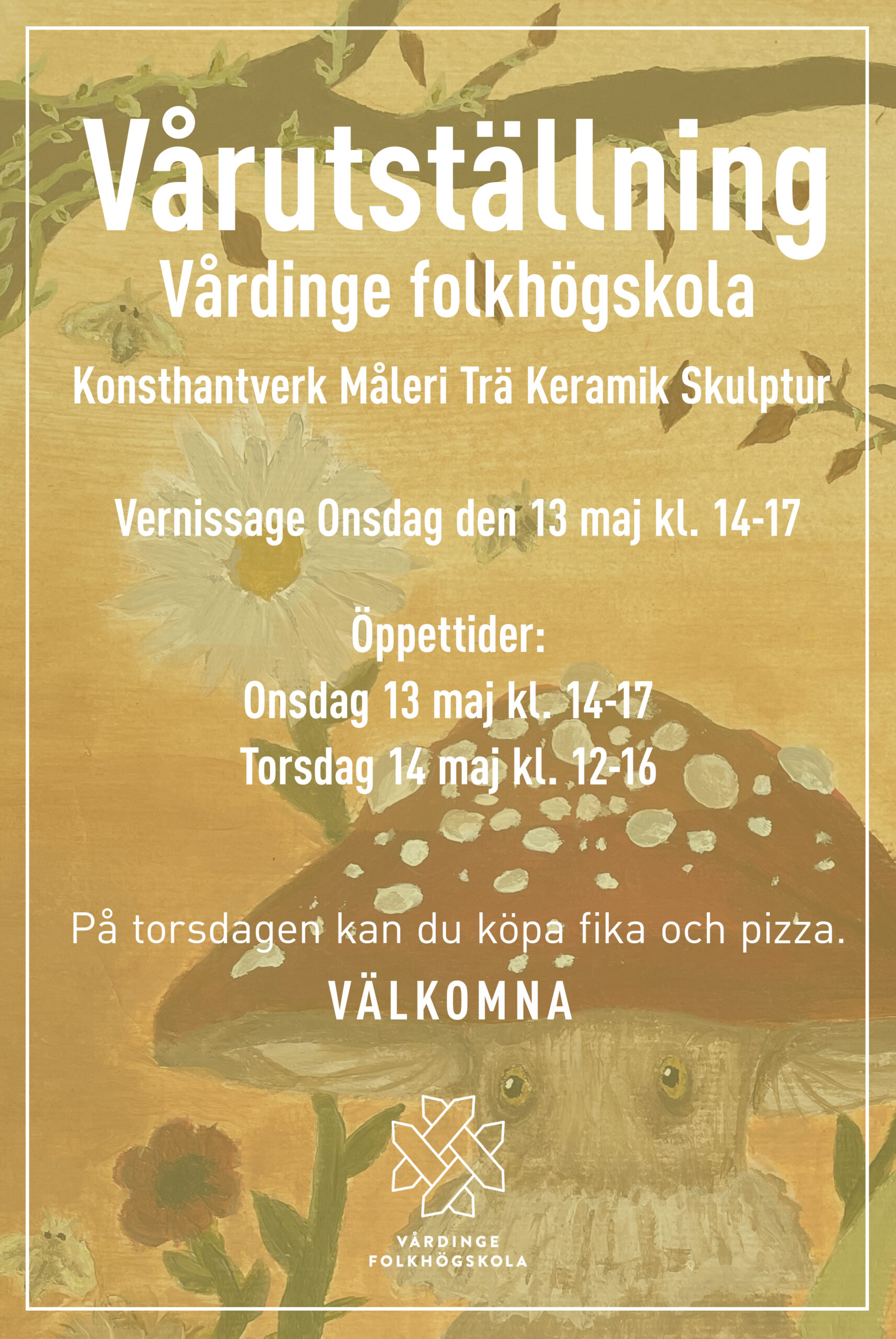 Bild på vårutställningsaffisch.